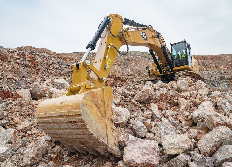 Sotreq lança escavadeira hidráulica Cat 350