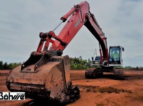 Empresa chilena investe em escavadeira Link-Belt para realizar movimentação de sedimentos