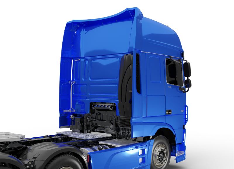 Defletores Paccar Parts reduzem o consumo de combustível do caminhão