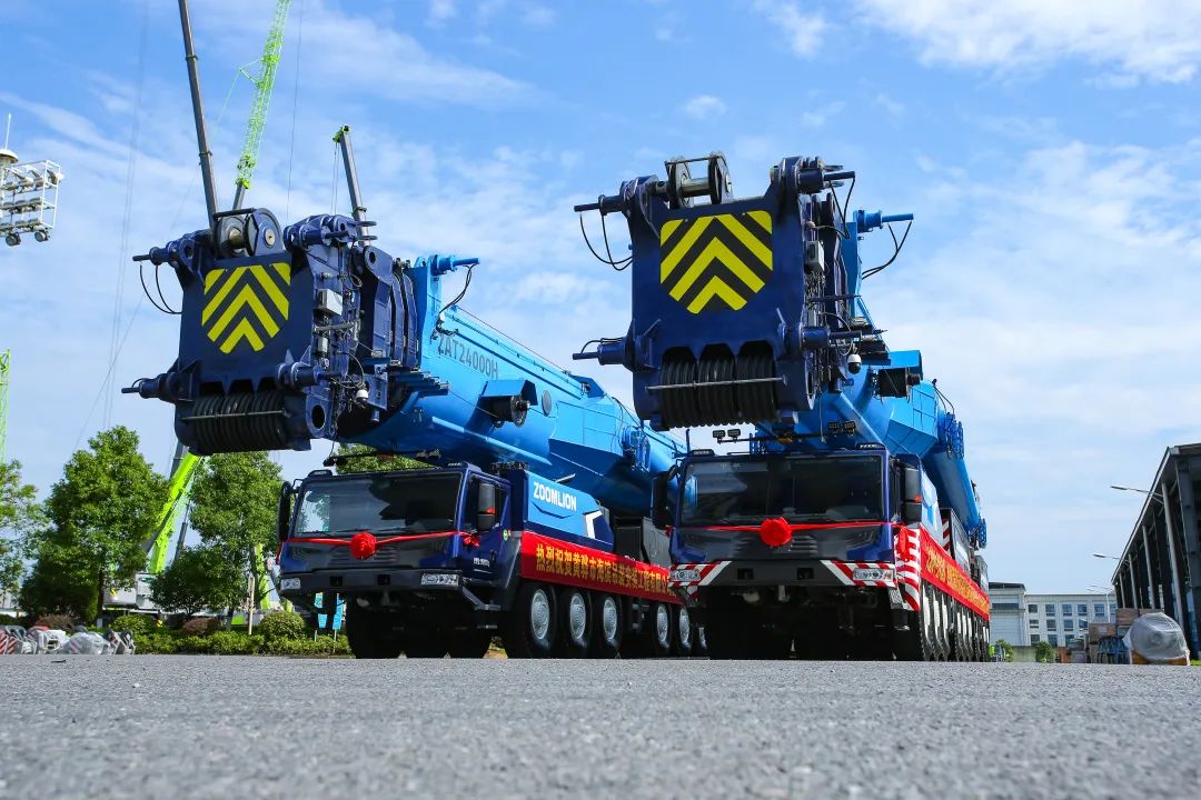 Vendas de guindastes da Zoomlion atingem 10 bilhões de yuans em 2019