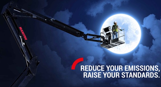 Manitou lança campanha sobre máquinas elétricas