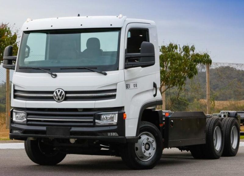 Volkswagen já testa maior caminhão elétrico fabricado no Brasil