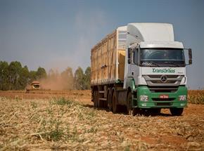 Transgrãos negocia 120 caminhões Mercedes-Benz