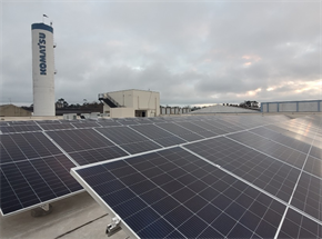 Komatsu inaugura fazenda solar