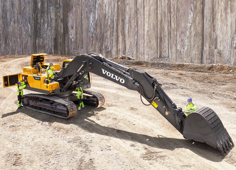Volvo lança nova escavadeira para trabalhos pesados