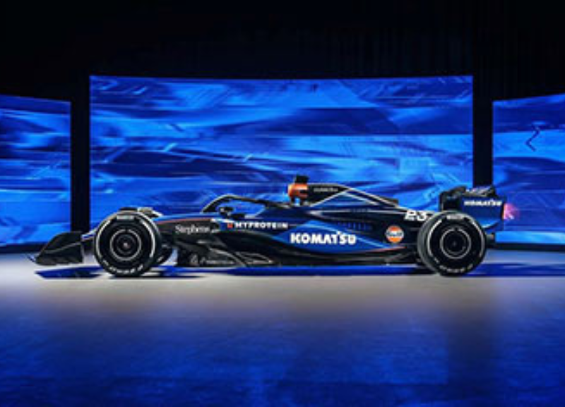 Komatsu e Williams Racing reacendem parceria histórica