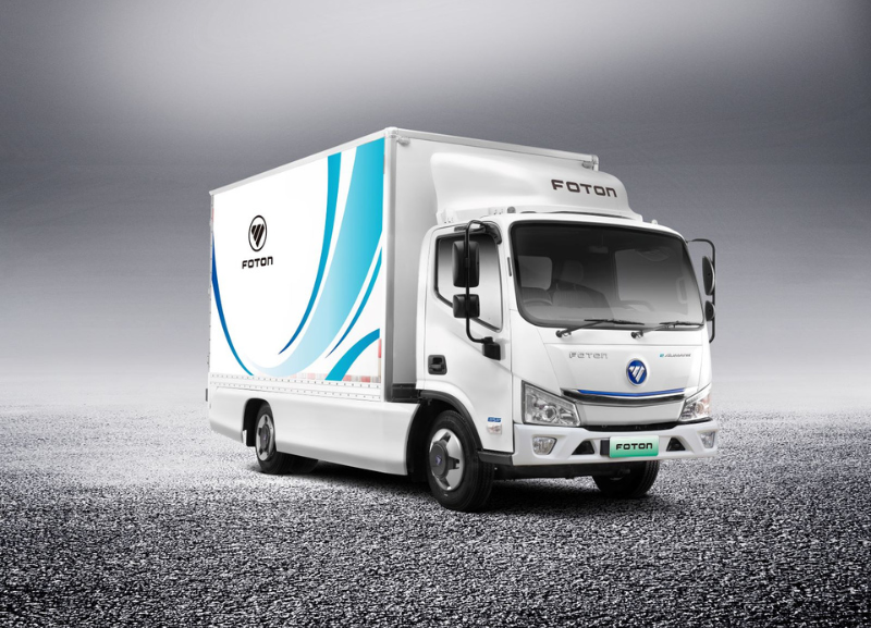 Foton apresenta caminhão 100% elétrico voltado para entregas urbanas
