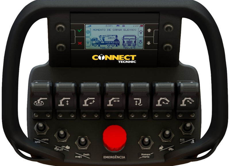 Tecnnic apresenta quarta geração de controle remoto para guindastes