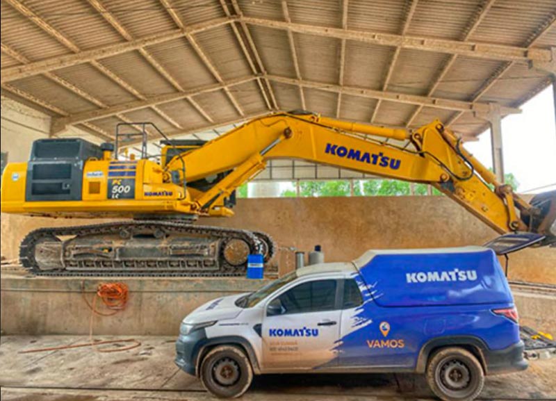 Vamos apresenta locação de linha amarela na M&T Expo