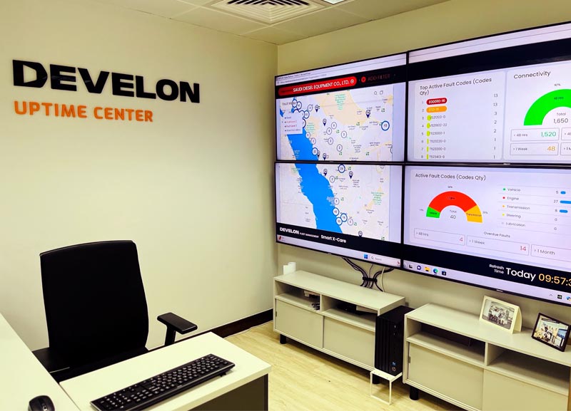 HD Hyundai Infracore anuncia lançamento global do Develon Uptime Center