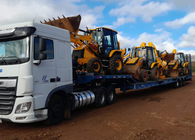 JCB e Motormac atuam na reconstrução do RS
