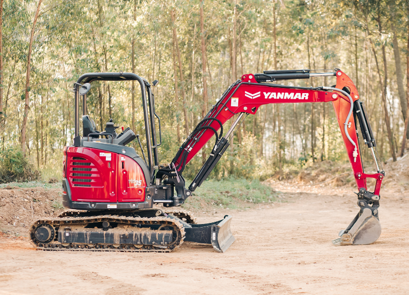 Miniescavadeiras são os destaques da Yanmar na 15ª edição da Concrete Show