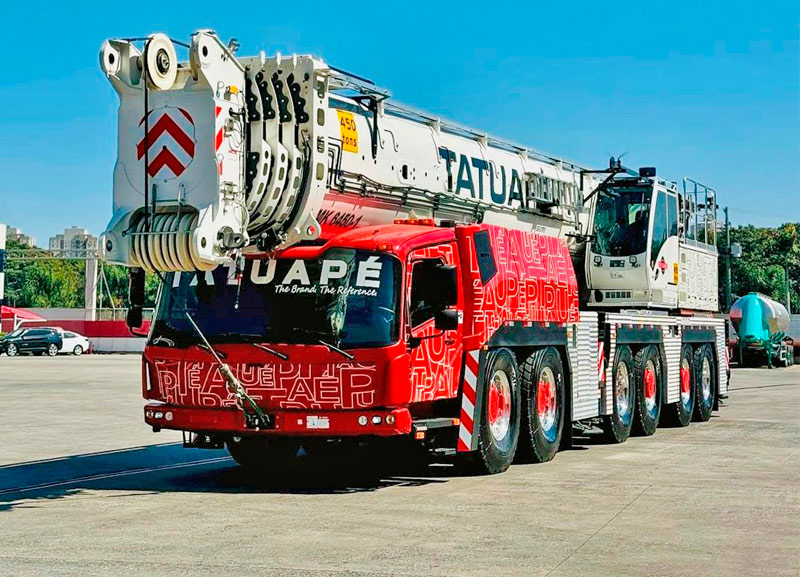 Guindastes Tatuapé amplia frota com novo guindaste de 450 t