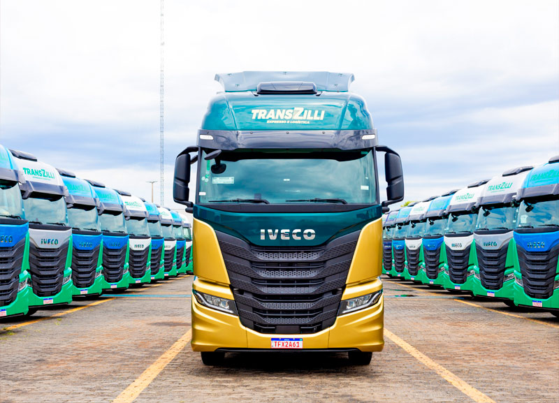 Iveco vende 160 caminhões S-Way para a Transzilli