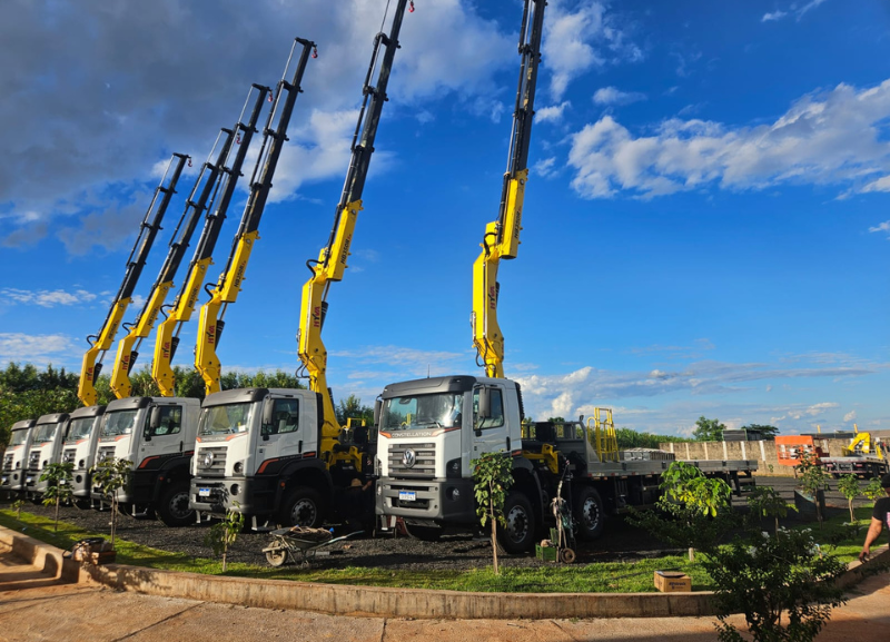 Autorizada Hyva inicia entrega de 31 guindastes para o agronegócio