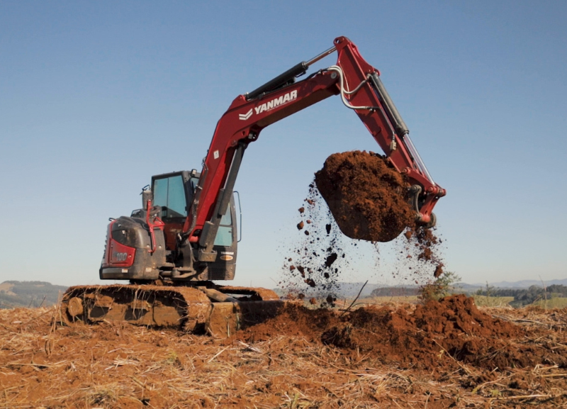 Yanmar reúne soluções para construção civil na Concrete Show 2025