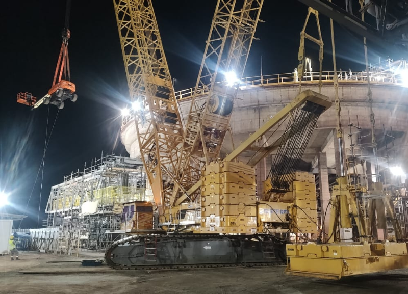 Orguel fornece plataforma articulada em operação complexa no Porto do Açu