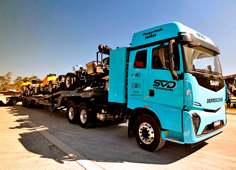 SVD inicia testes operacionais com caminhão pesado elétrico