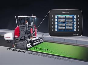 Dynapac lança sistema inovador de automação para pavimentadoras
