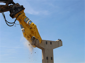 Epiroc lança novas tesouras hidráulicas demolidoras de concreto