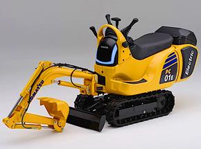 Komatsu e Honda se unem em projeto de microescavadeira a bateria