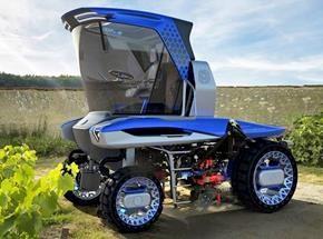 New Holland revela conceito de trator elétrico para vinhedos