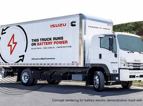 Cummins e Isuzu anunciam colaboração de caminhões elétricos de bateria
