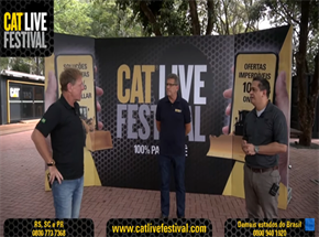 Caterpillar vende 600 máquinas em ‘live’ com revendedoras