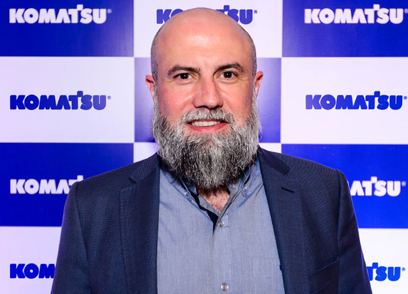 Komatsu tem novo diretor comercial para equipamentos de construção