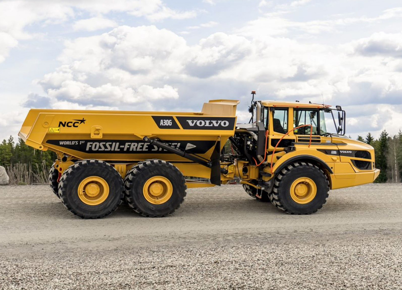 Volvo CE entrega primeiro equipamento livre de fósseis na Europa