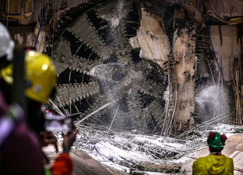 Tuneladora da Linha 6-Laranja chega à Pompeia 