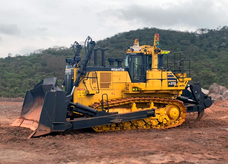 Anglo American e Komatsu concluem testes com trator operado por controle remoto 
